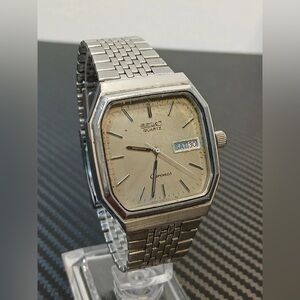 Seiko Silver Chronos Smartwatch